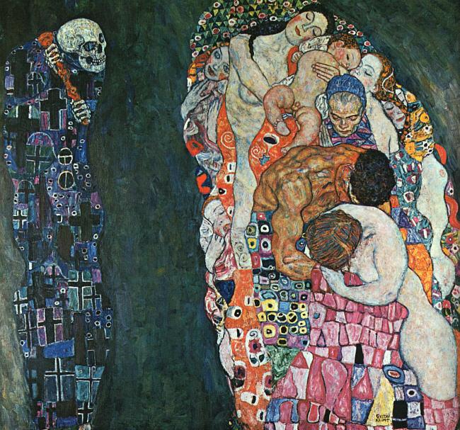 Gustav Klimt Death and Life China oil painting art